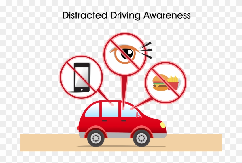 Driving Png - Distracted Driving Png Clipart #2027015