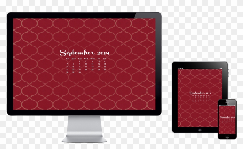 Six Leaf Graphic Design Monthly Wallpaper September - Output Device Clipart #2027047