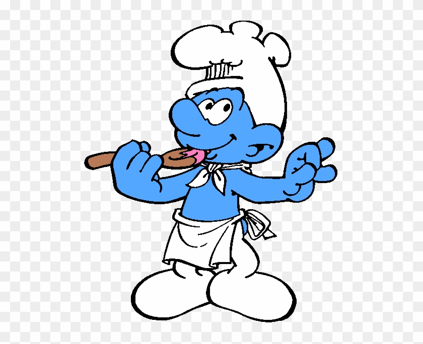 Chef Smurf The Smurfs - Chef Smurf Clipart #2027297