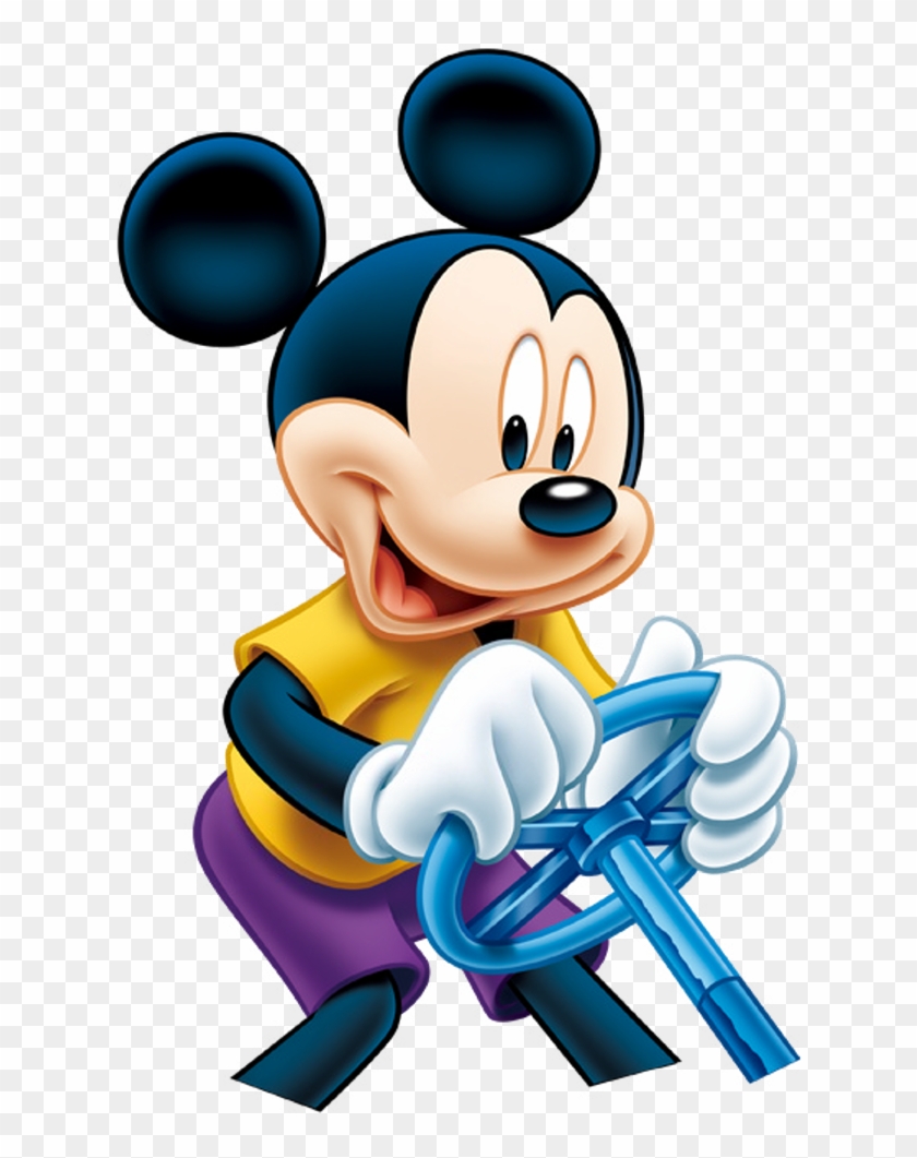 Mickey Mouse Driving - Mickey Mouse Clipart