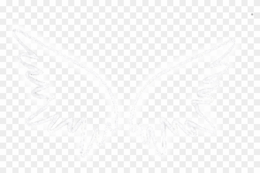 #neon #wings #whitewings #neonwings #stickers #stickerpng - Angel Wings Neon Sign Clipart