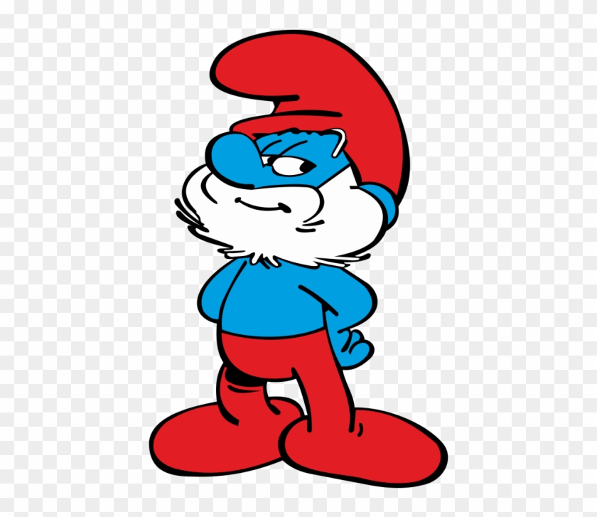 Papa Smurf - Papa Smurf Transparent Clipart #2027677