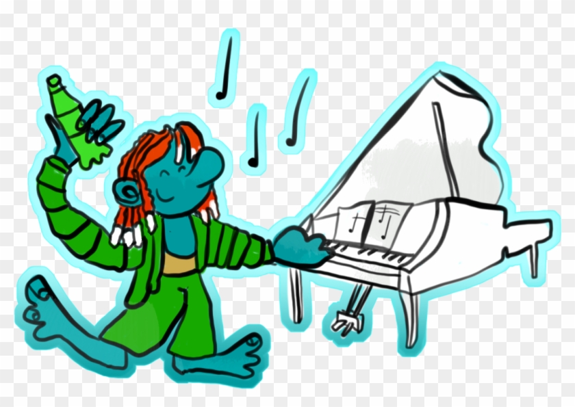 The Smurfs Need A Catchy Song To Get The Job Done Clipart #2027753