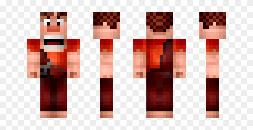 Wreck It Ralph Minecraft Skin Clipart