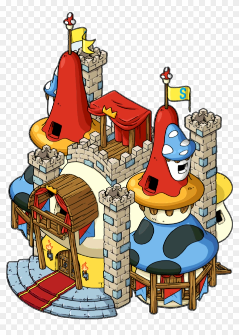 King Smurf Castle Level - King Smurf Castle Clipart