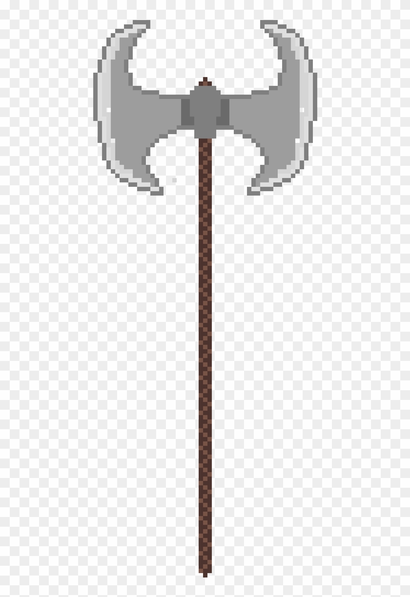 Battle Axe - Fork And Knife Pixel Clipart #2028201