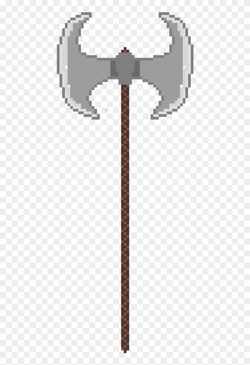 Battle Axe - Fork And Knife Pixel Clipart