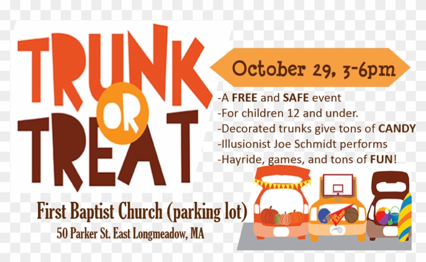 29 Oct Trunk Or Treat - Poster Clipart #2028353