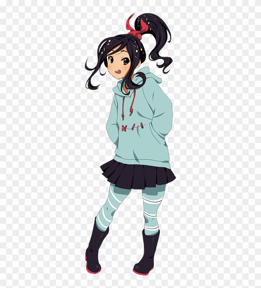Disney Fanart Kyoani Wreck It Ralph Wreck It Ralph - Male Vanellope Von Schweetz Clipart