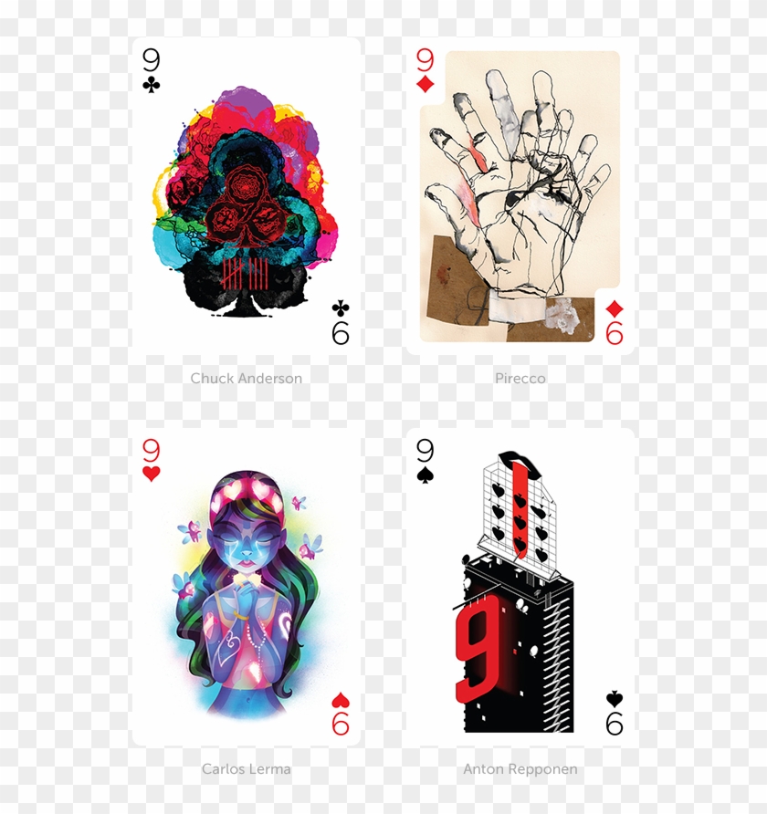 Illustrated Card Deck - Illustration Clipart