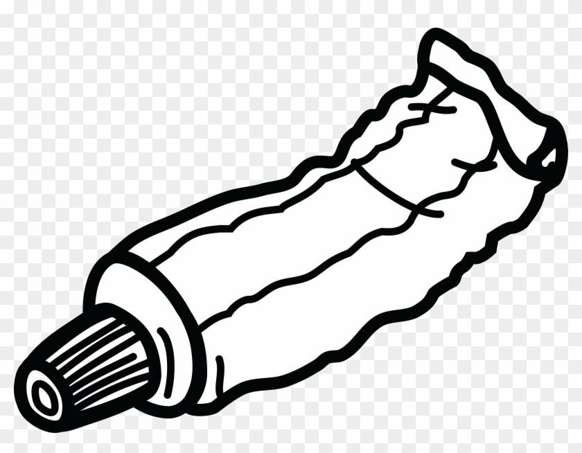 Free Clipart Of A Tube Container Of Toothpaste - Toothpaste Tube Clipart - Png Download #2028871