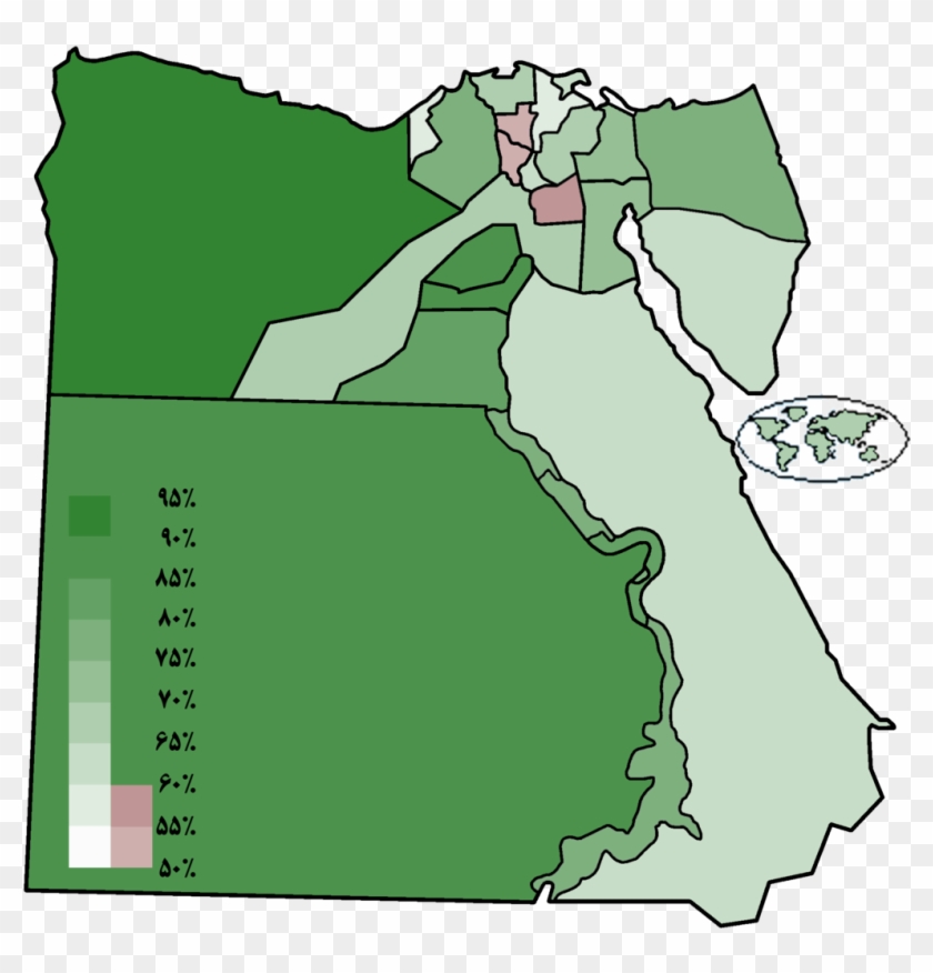 2012 Egypt Referendum Map - Grass Clipart