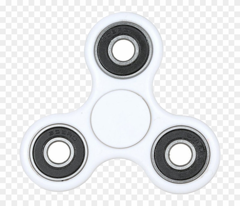 White Fidget Spinner - Fidget Spinner Png Transparent Clipart