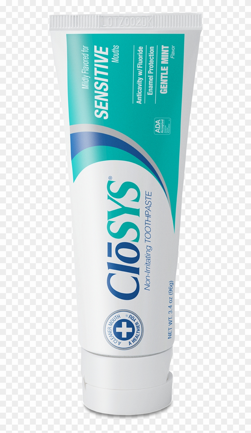 Closys Sensitive Fluoride Toothpaste - Cosmetics Clipart
