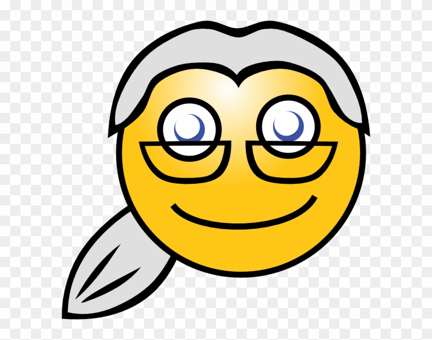 Original Png Clip Art File Smiley Lawyer Svg Images - Smiley Face Old Woman Transparent Png #2029142