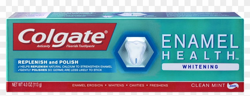 Colgate Enamel Health Whitening Clean Mint Anticavity Clipart #2029304
