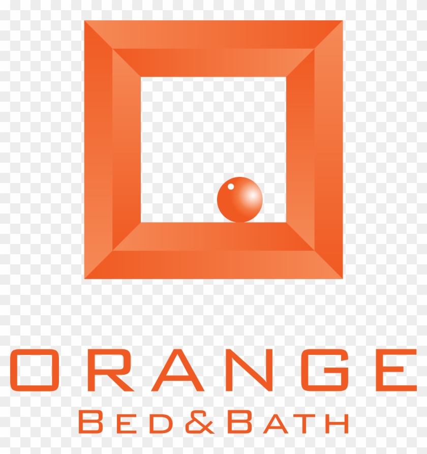 Orange Bed & Bath Logo Png Transparent - Circle Clipart