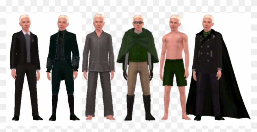 Sims 3 Draco Malfoy , Png Download - Formal Wear Clipart