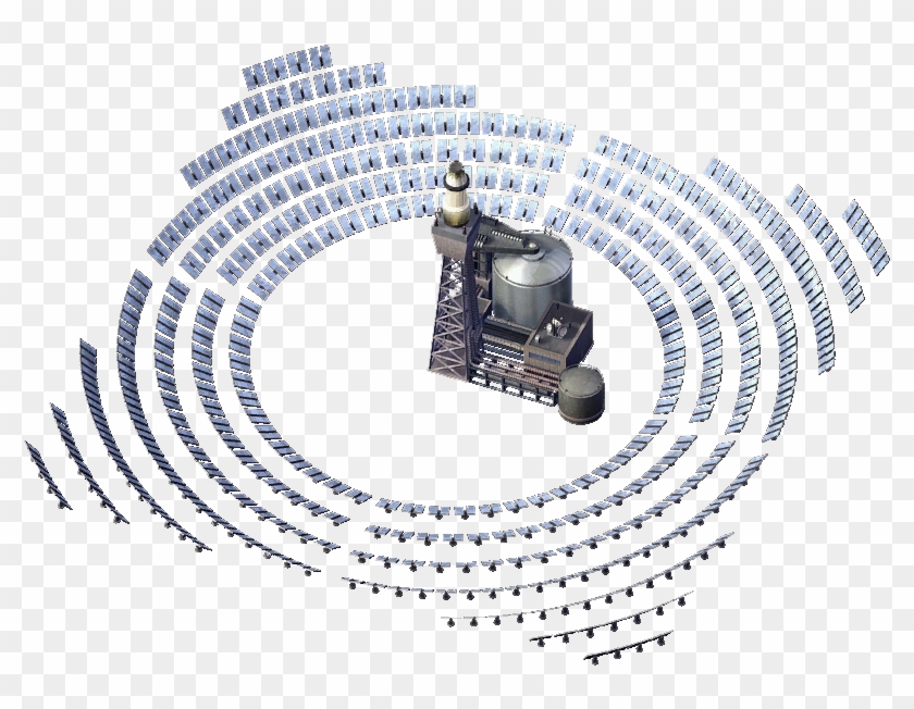Solar Power Plant - Planta Solar Simcity Clipart