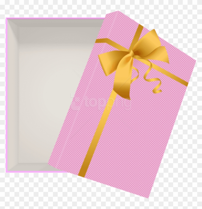 Free Png Download Open Gift Box Pink Clipart Png Photo - Wrapping Paper Transparent Png