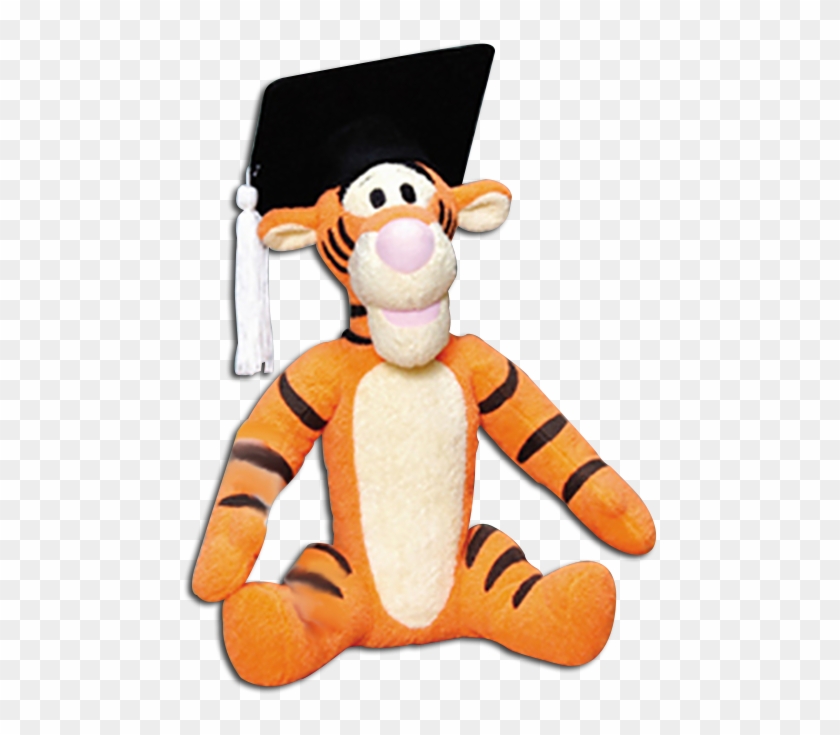 Graduation Tigger Stuffed Animal Graduate Winnie The - Graduation Tiger Plush Clipart
