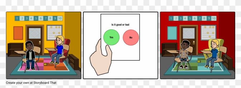 Good Or Bad - Cartoon Clipart