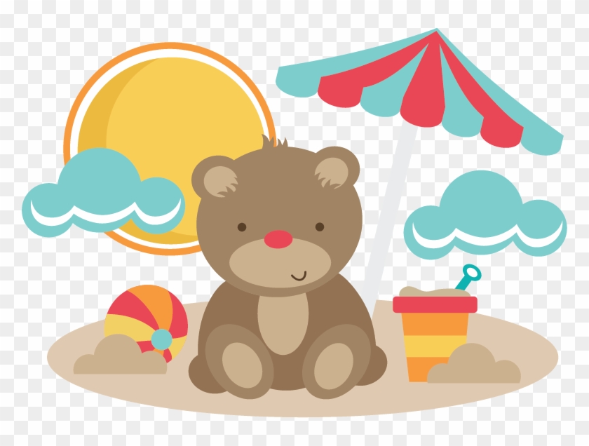 Summer Clipart Bear - Teddy Bear - Png Download #2031082