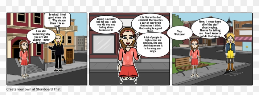 Vaping Is Bad - Storyboard Clipart #2031128