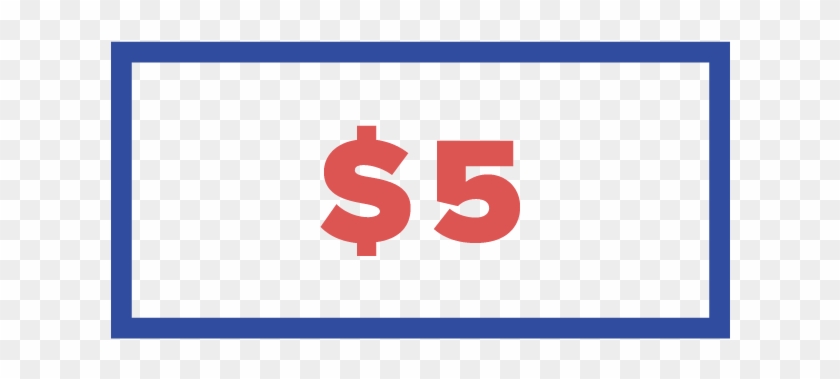 $5 Donation - Coquelicot Clipart #2031521