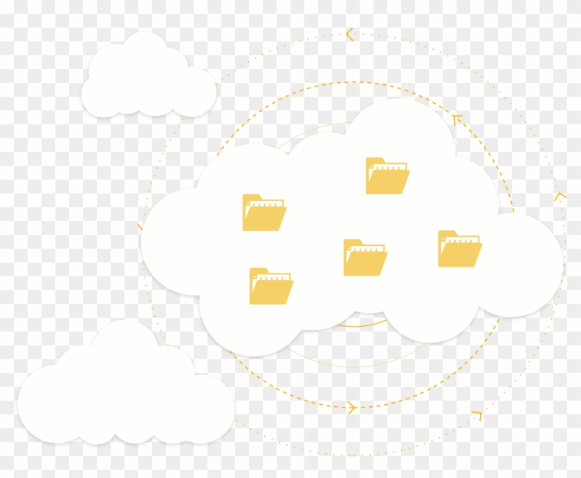 Save Your Documents To Drive - Illustration Clipart