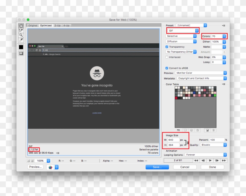 Optimising Your Gif With Photoshop - Mind Node Pro Clipart