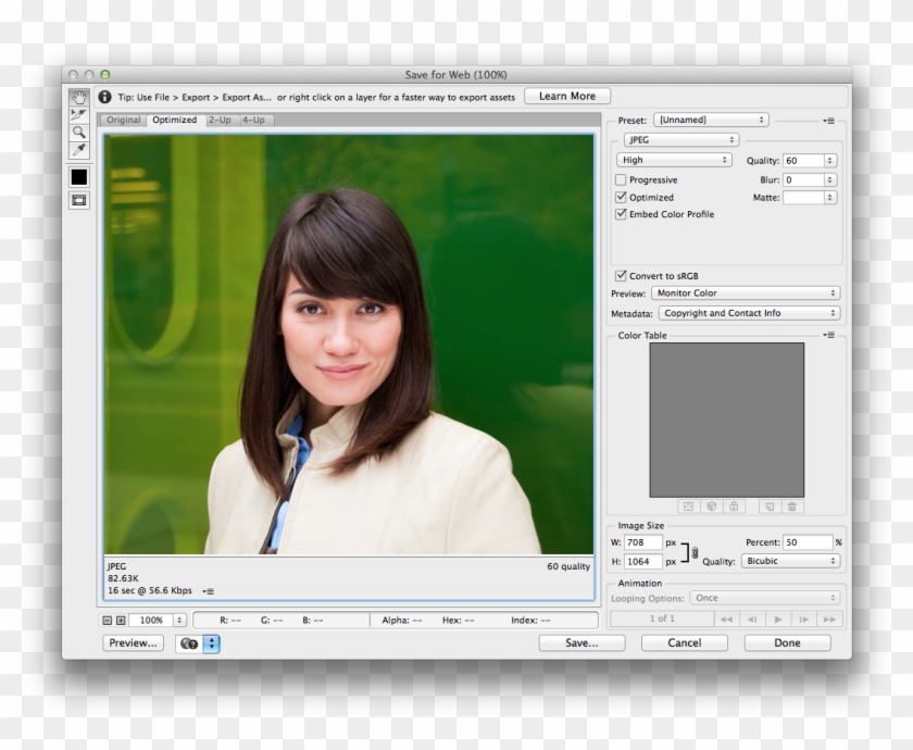 Compression Via Photoshop Is As Simple As "save For - Photoshop Cs5 Clipart