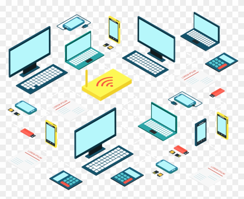Enterprise Wifi Solution Clipart