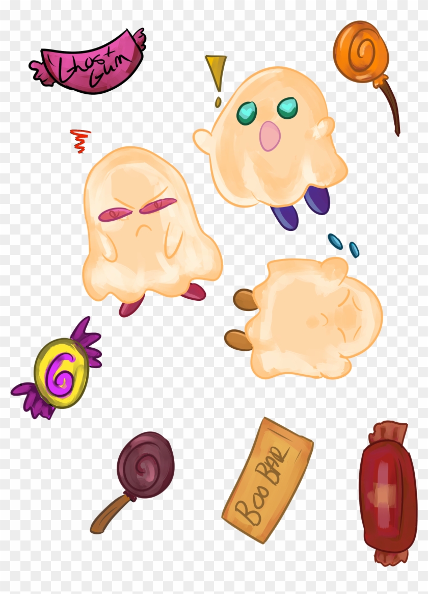 Candy Ghosts Clipart #2032776