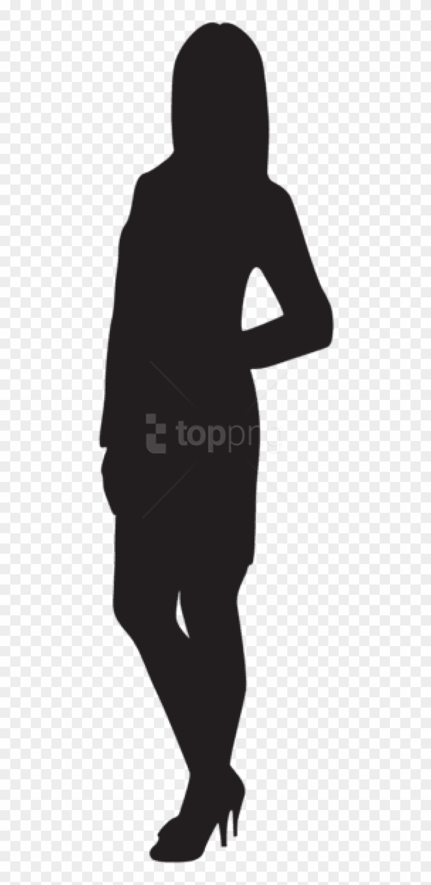 Free Png Female Silhouette Png - Silueta Doctora Clipart