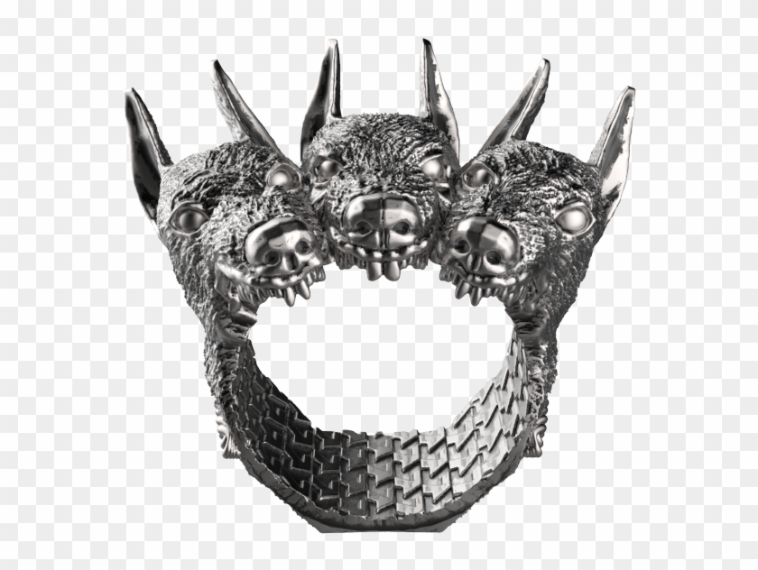 Doberman Cerberus Silver - Doberman Cerberus Clipart