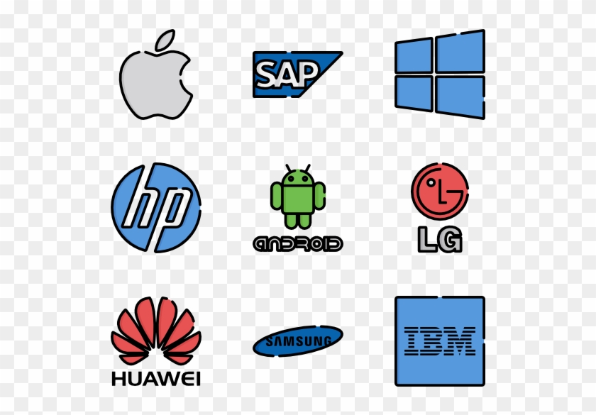Technology Logos Clipart