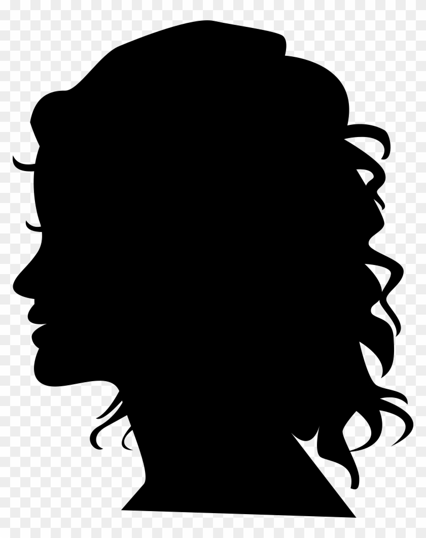 Female Head Silhouette Png , Png Download - Female Head Silhouette Png Clipart #2033800