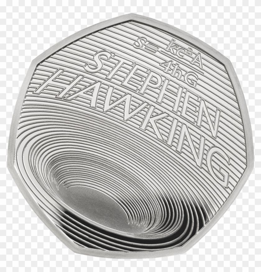 Royal Mint - Stephen Hawking 50 Pence Coin Clipart #2034269