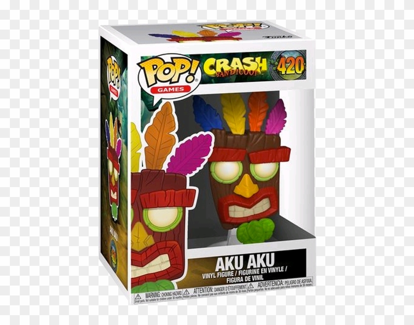 Aku Aku Pop Vinyl Figure - Funko Aku Aku Clipart