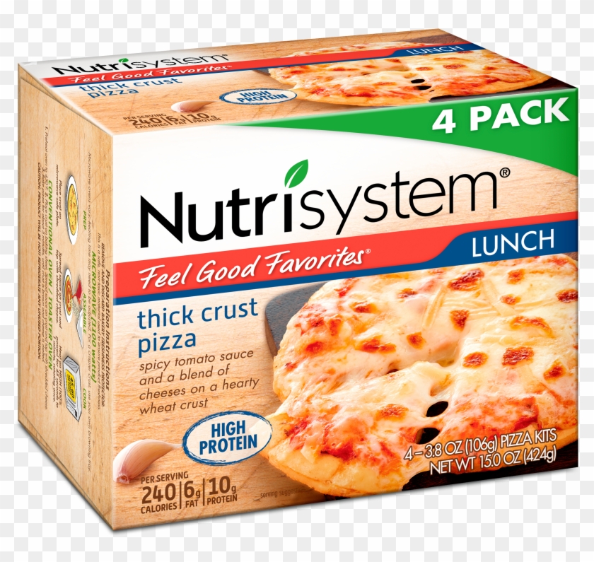 Nutrisystem Feel Good Favorites Thick Crust Cheese - Nutrisystem Pizza Clipart #2034694