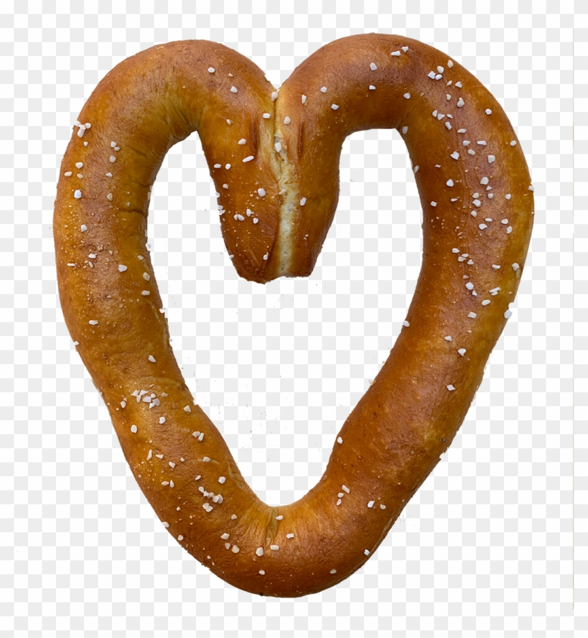 Pretzel-heart Copy - Pretzel Clipart #2034697