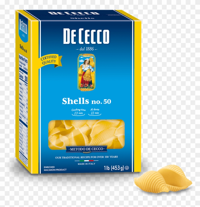Shells No - - De Cecco Pasta Clipart #2034796