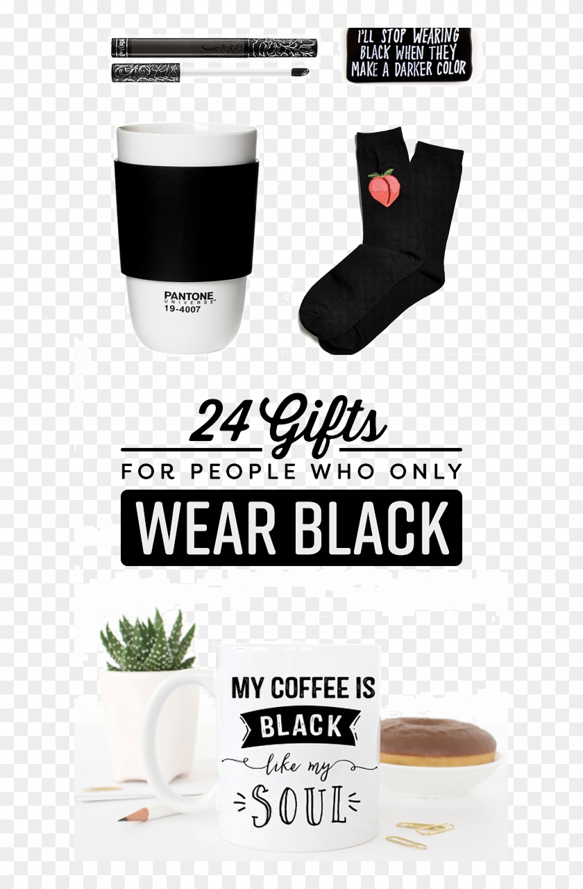 24 Gifts For People Who Only Wear Black - Boot Clipart #2034905