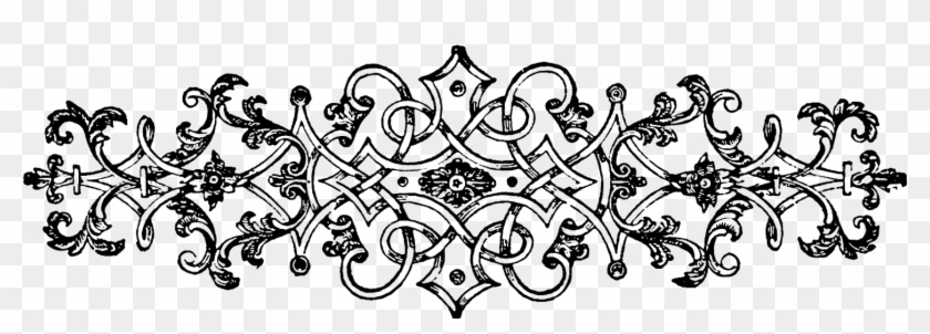 Free Vintage Book Ornament Clip Art - Vintage Clip Art - Png Download #2035360