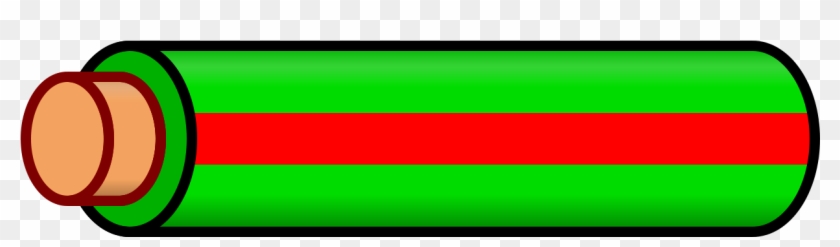 Wire Green Red Stripe Clipart