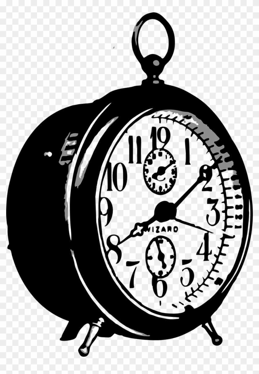 Clock,alarm Vector Graphics - Alarm Clock Clipart