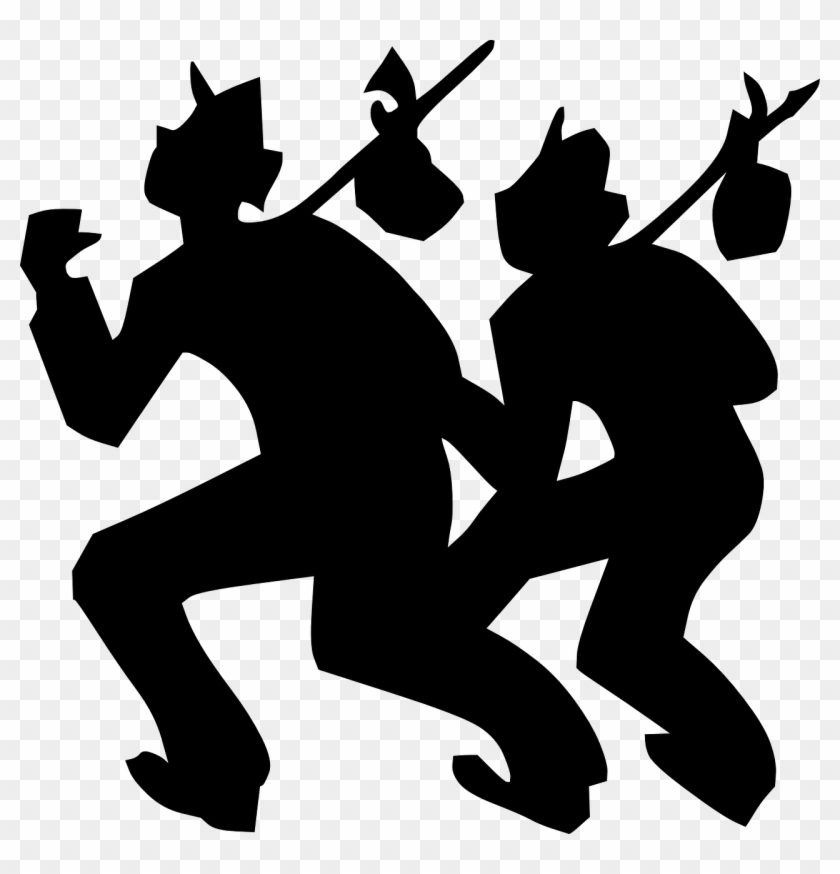 Vector - Luggage On A Stick Clipart #2035622