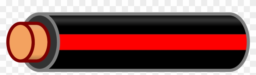 Wire Black Red Stripe - Carmine Clipart #2035681
