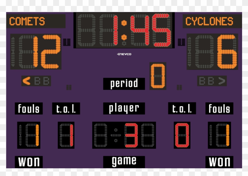 1242418863 Volleyball 2775 - Scoreboard Clipart